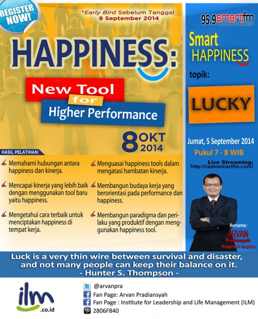 SmartFM Smart Happiness - 5 Sep 2014